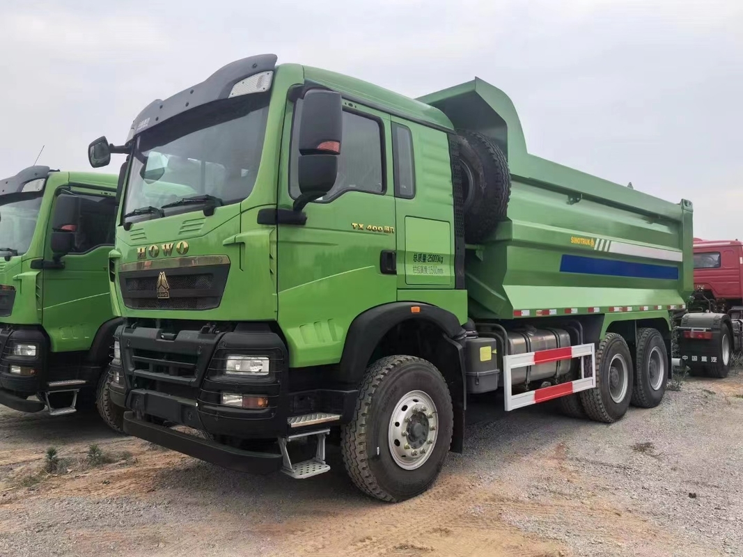 Dump Trucks Sino 400 Hp Brand New 6*4 Drive Mode With 40 Tyre Howo TX Tipper In Stock