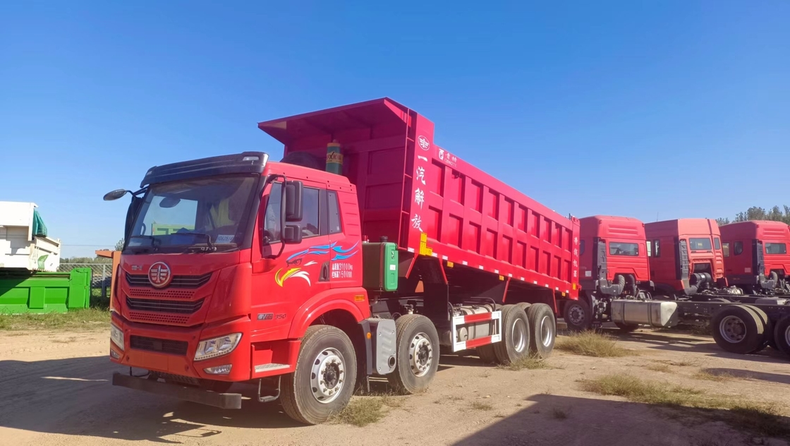8*4 Used Tipper Trucks For Sale 22cbm Capacity Bucket FAW V20 Dump Truck 340hp Diesel
