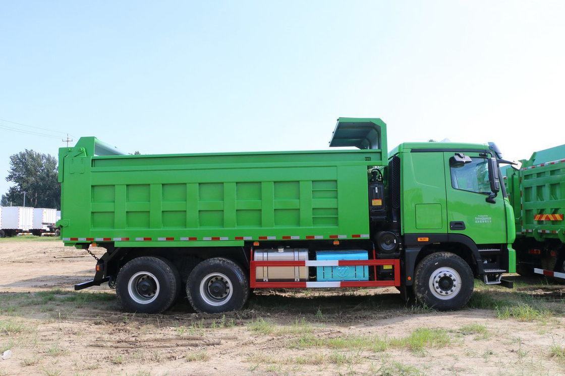 Foton Auman GTL 9 Series Heavy Truck 400HP 6X4 5.6m U-Shaped Cargo Box Top Cover Dump Truck