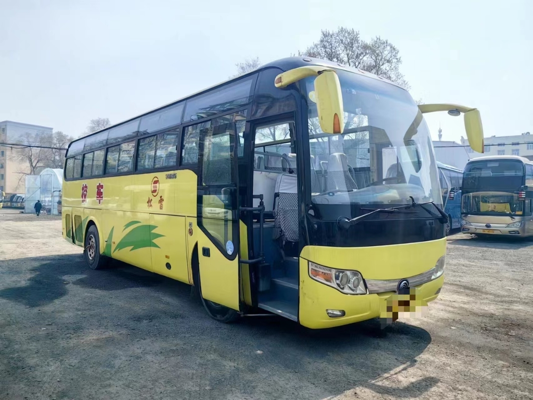 2nd Hand Bus Yutong ZK6107 Coach Bus Original 2+3 Seats Layout 60 Seats Leaf Spring A/C