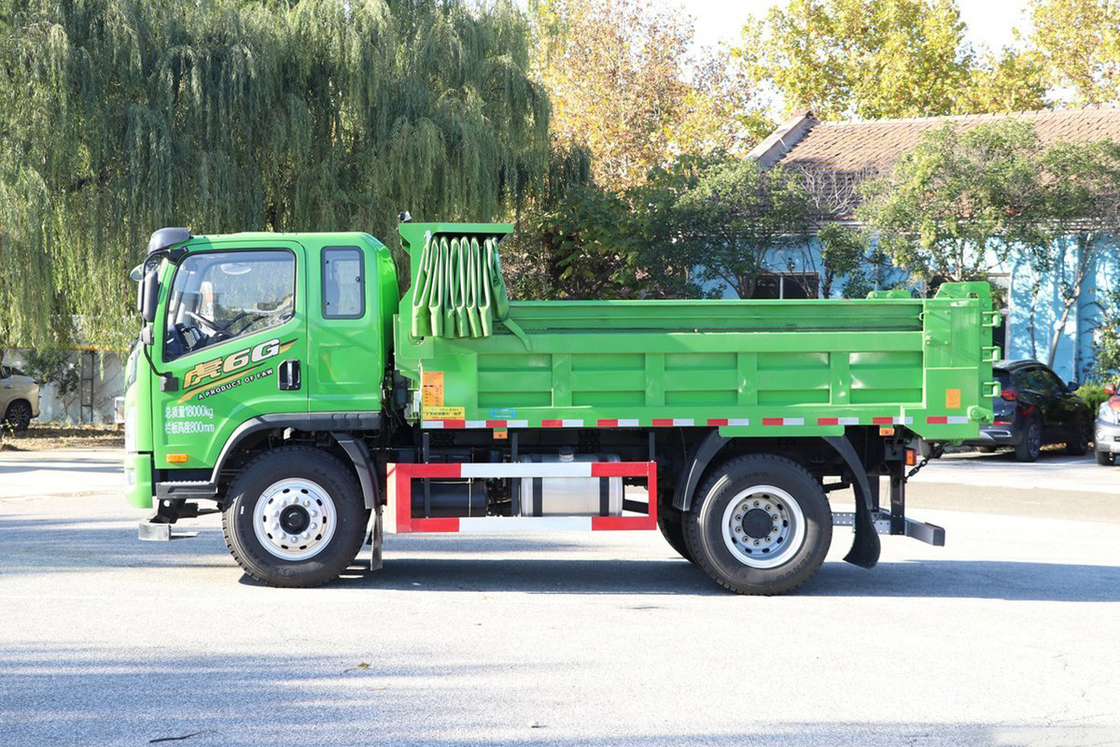 Qingdao Jiefang Dump Truck Tiger 6G 200HP 10-Speed Diesel One-Row And A Half Cab 4X2 4m