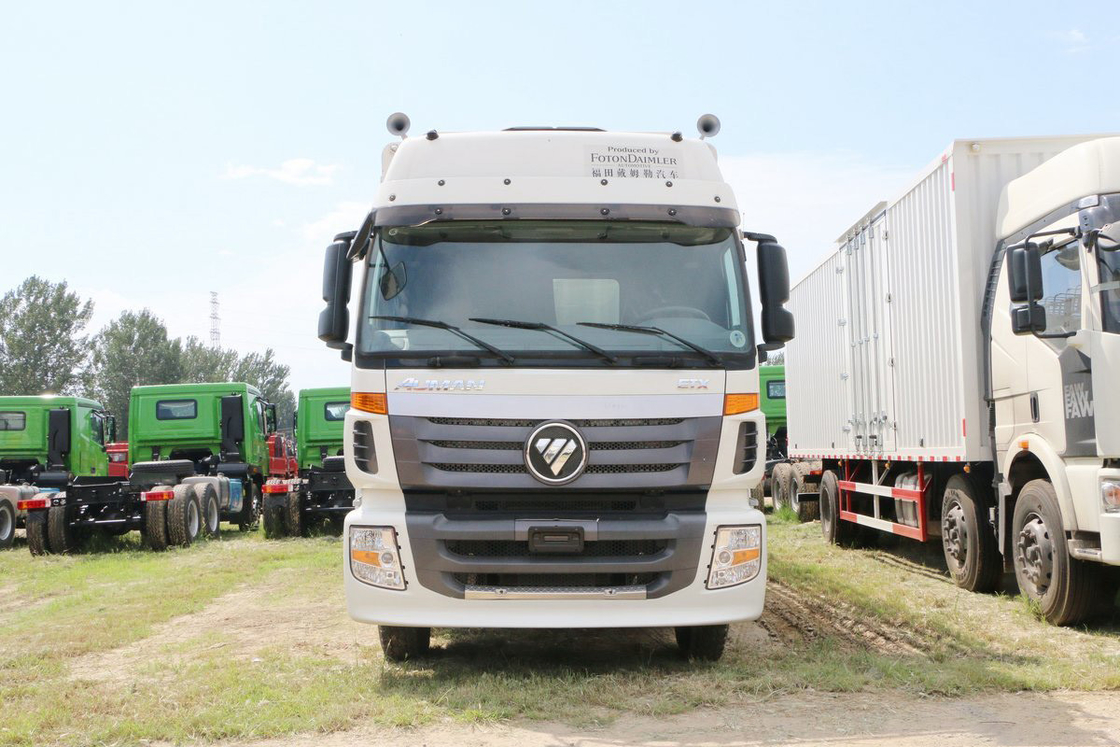 Foton Auman Stake Truck 6 Series Heavy Duty Truck Diesel 8-Speed 245HP 6X2 9.53m White Body
