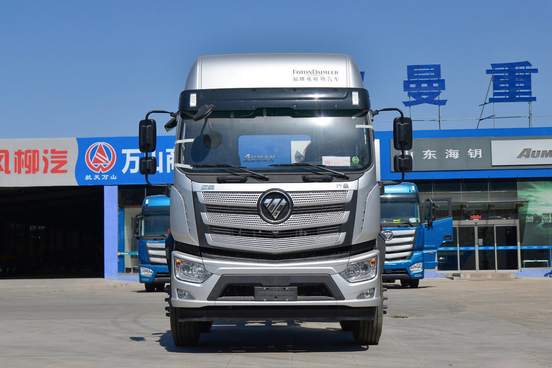 Single Row And Half Seats Foton Auman Truck High Roof Diesel 245HP 6X2 8.6m Truck Chassis