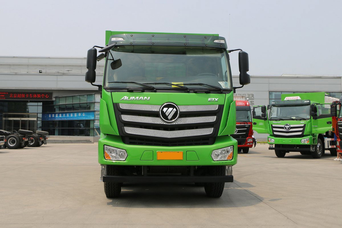 Auman New ETX Dump Truck 400HP 8X4 7.4m 31t Rear Flip U-Shaped Grid Cargo Box Rear Flip EURO 5