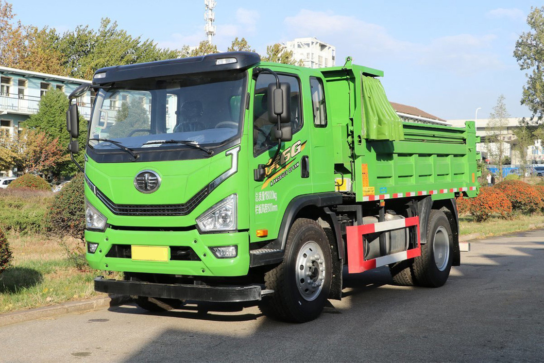 Qingdao Jiefang Dump Truck Tiger 6G 200HP 10-Speed Diesel One-Row And A Half Cab 4X2 4m