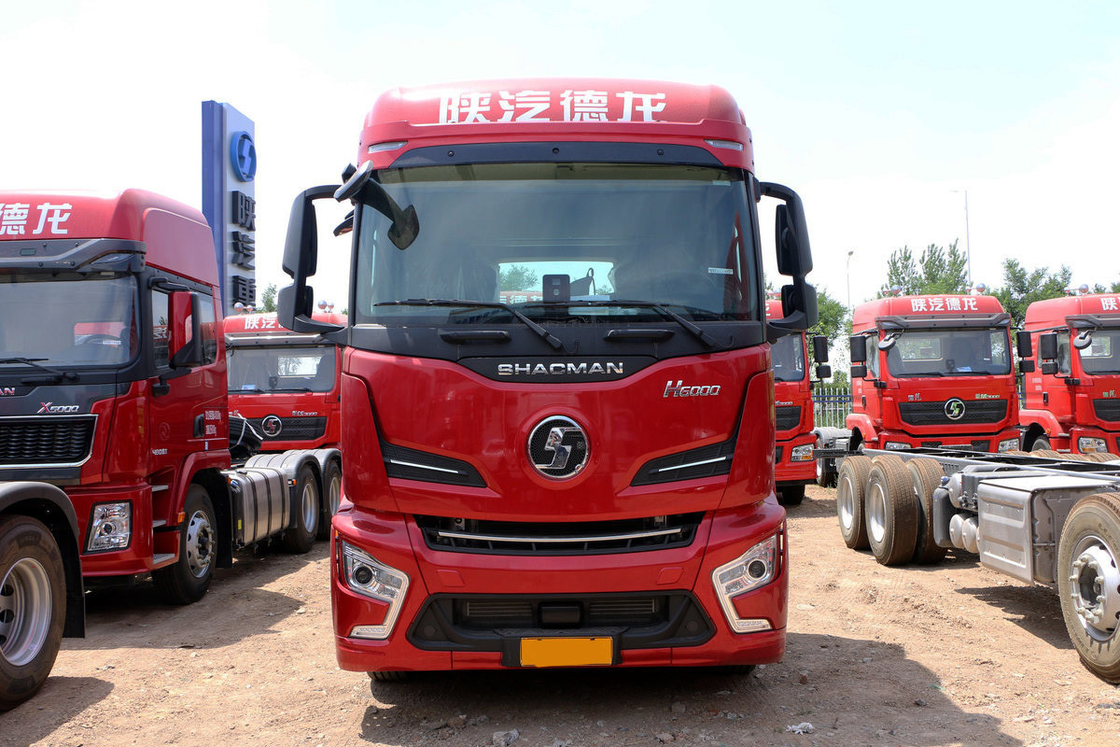 AMT 12-Speed Single-Row Semi-Seat Diesel 480hp 6*4 Shacman Tractor Truck H6000 Model