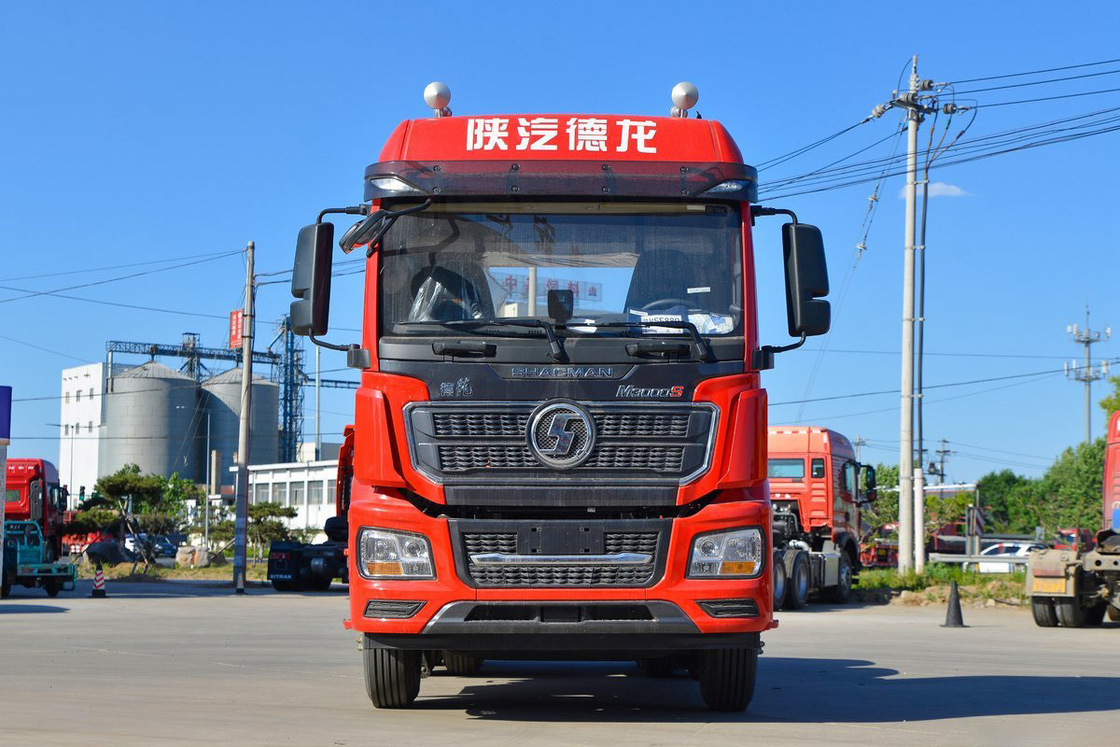 High Roof Deflector Four-Point Suspension Airbag Seat 430HP 6*4 M3000s Shacman Tractor Truck