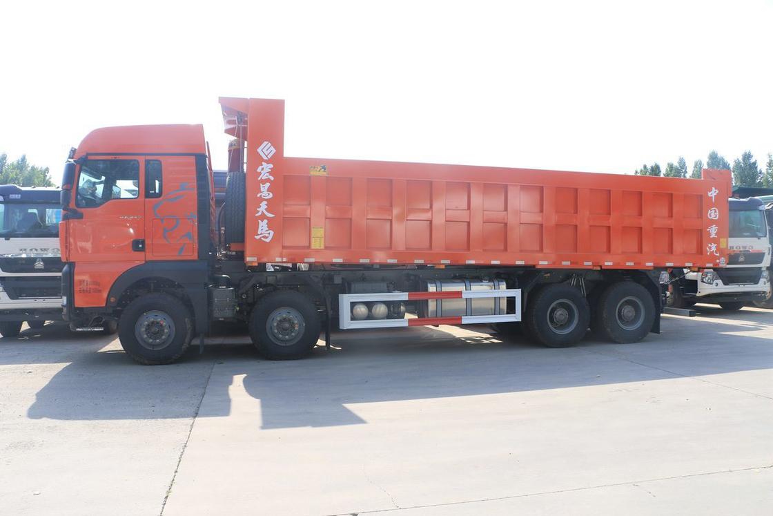 SITRAK G7H Model Good Air Conditioning 540HP 8X4 8.4m Sinotruk Dump Truck Grid U-Type Cargo Box