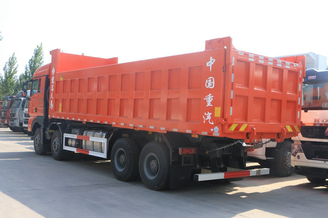 SITRAK G7H Model Good Air Conditioning 540HP 8X4 8.4m Sinotruk Dump Truck Grid U-Type Cargo Box
