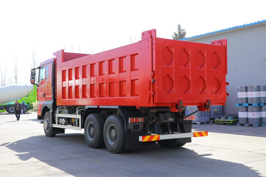 SITRAK G7 Dump Truck 12-Speed 400 HP 6X4 5.8m U-Shaped Dump Container Red Body Sinotruk