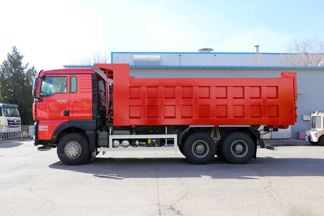 SITRAK G7 Dump Truck 12-Speed 400 HP 6X4 5.8m U-Shaped Dump Container Red Body Sinotruk