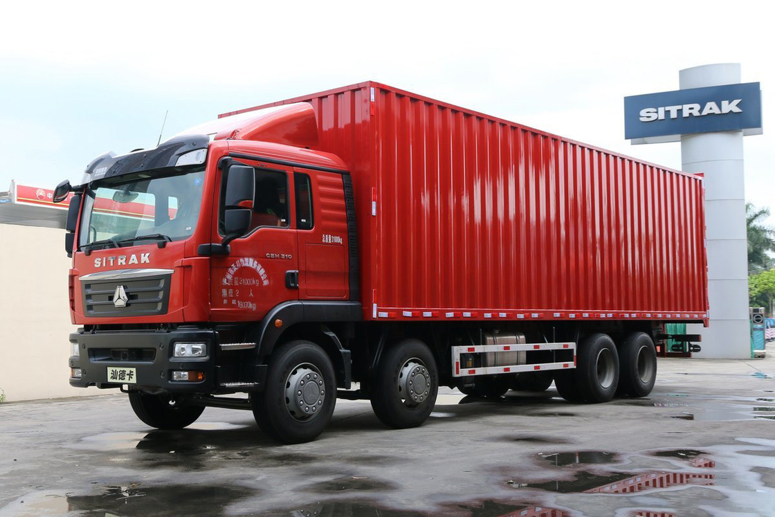 Air Conditioning Deflector Double Rear Axle C5H Model Diesel 310HP 8*4 9.52M SITRAK Van Truck