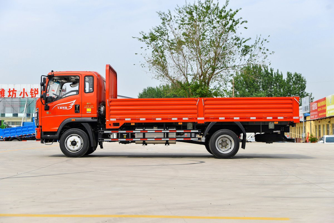 Sinotruk HOWO Truck Titan-H Series Diesel 8-Speed 170hp 5.2-Meter Half-Sided Cargo Box