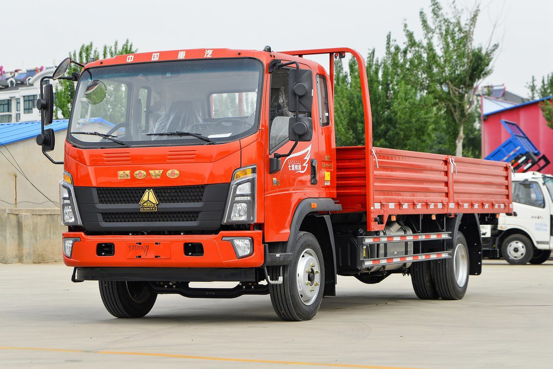 Sinotruk HOWO Truck Titan-H Series Diesel 8-Speed 170hp 5.2-Meter Half-Sided Cargo Box