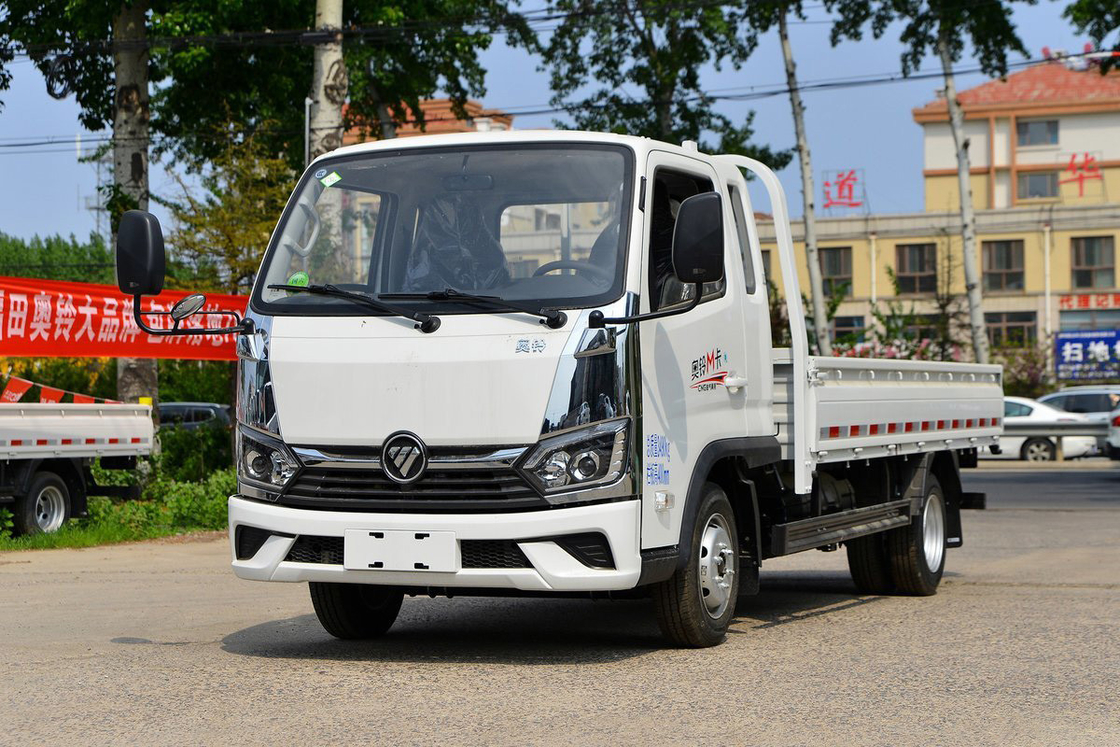Foton Auman Light Truck 2.0L 127HP CNG 3.94m Euro 6 5 Gears Single Row Seats Tailgate Cargo Box