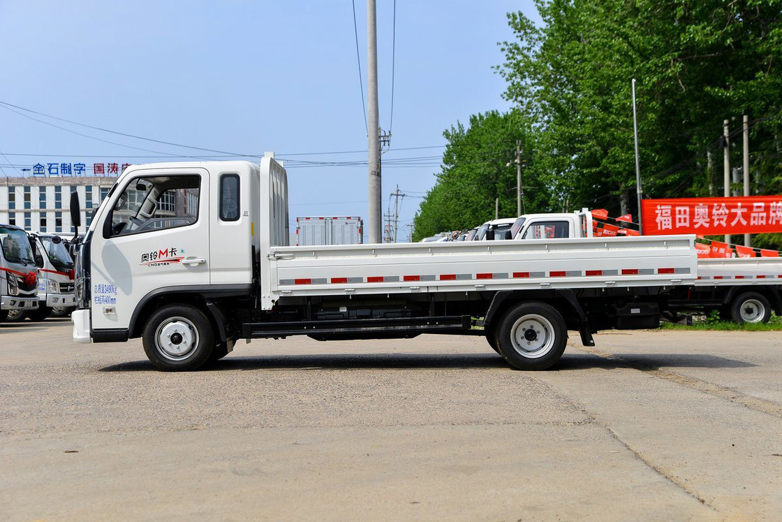 Foton Auman Light Truck 2.0L 127HP CNG 3.94m Euro 6 5 Gears Single Row Seats Tailgate Cargo Box
