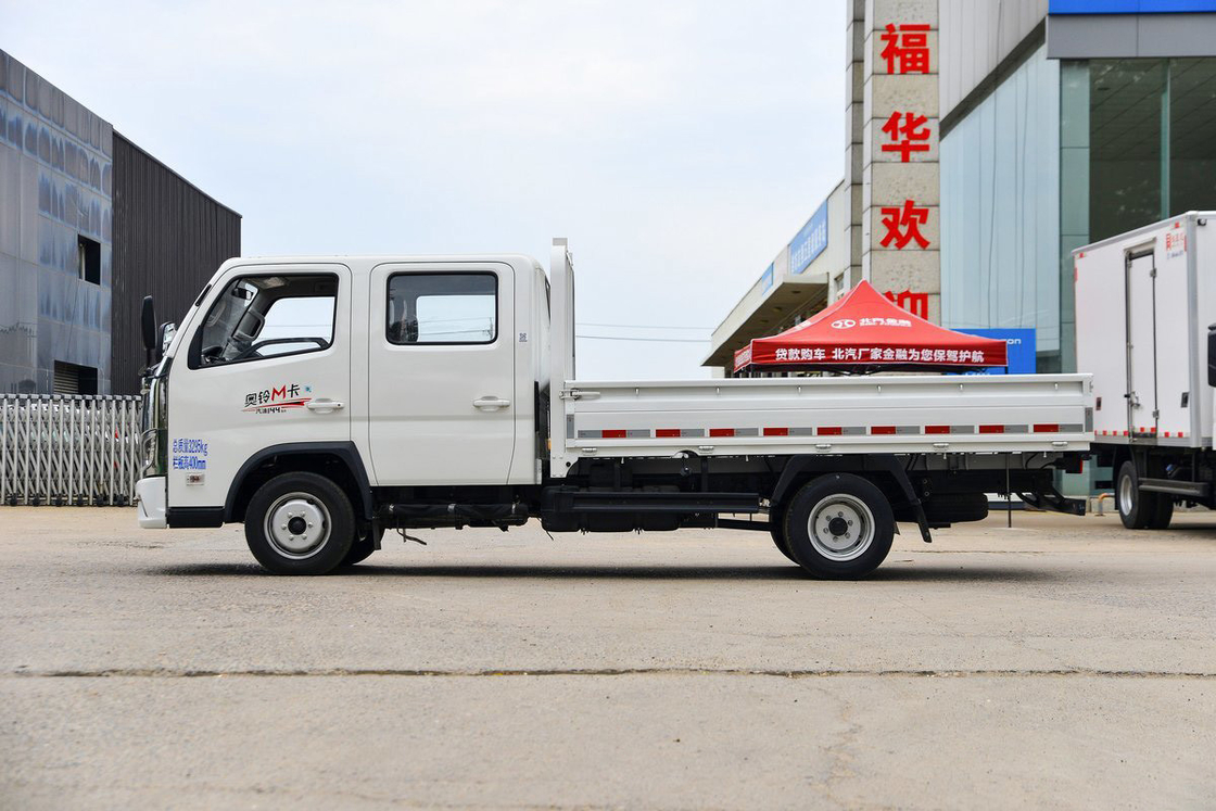 Auman M Model 2.0L Double Row Seats 144HP Gasoline Manual 5 Gears 2.7m Foton Flatbed Mini Truck