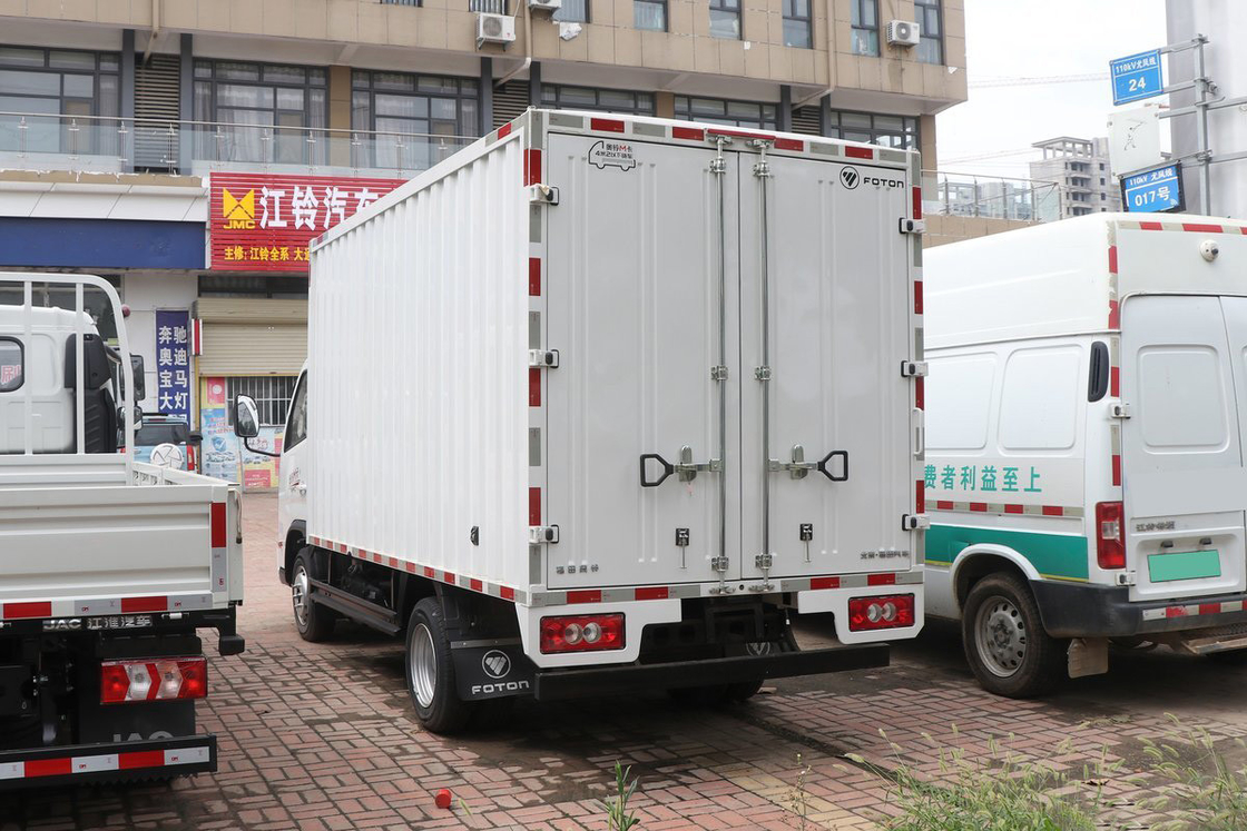 Good Air Conditioning Deflector Single Row Seat 2.0L Gasoline 144HP 4.17m Foton Van Truck