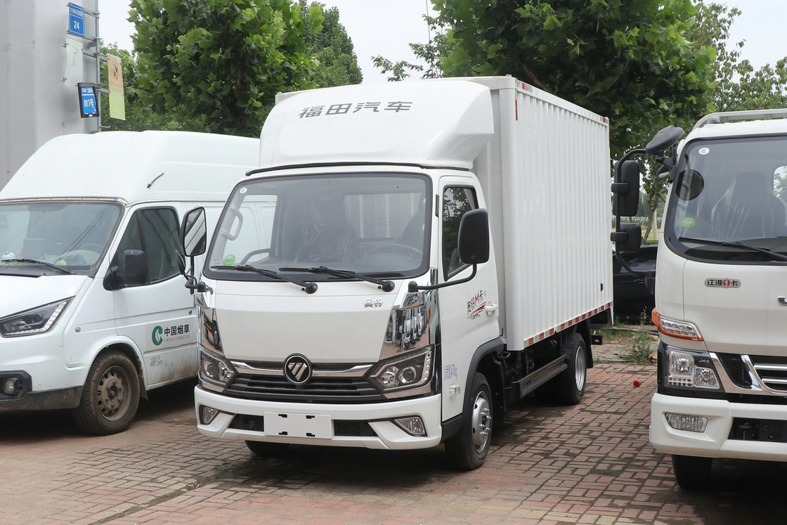 Good Air Conditioning Deflector Single Row Seat 2.0L Gasoline 144HP 4.17m Foton Van Truck