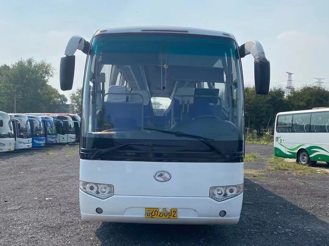 Used Church Bus 2+2 Layout 49 - 51 Seater Bus With AC Leather Seats Coach Buses KLQ6119