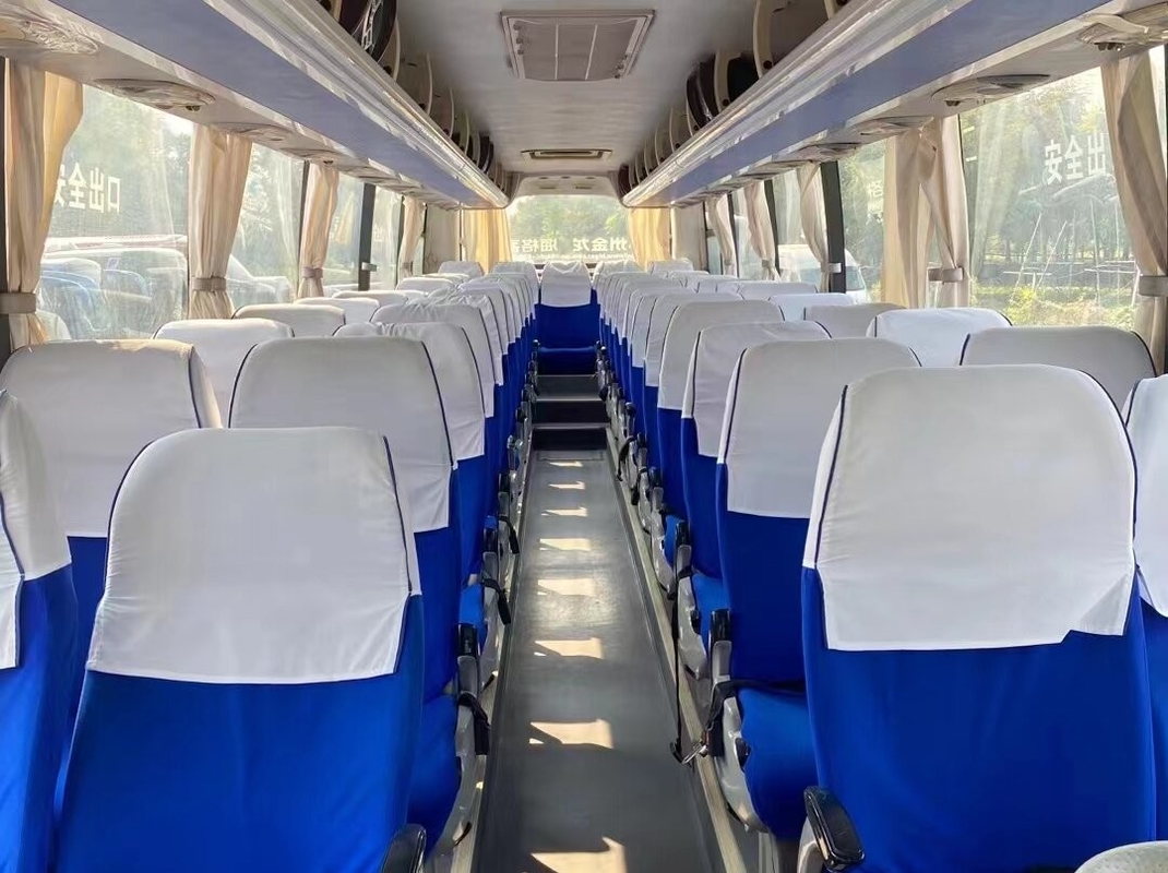 Used Church Bus 2+2 Layout 49 - 51 Seater Bus With AC Leather Seats Coach Buses KLQ6119