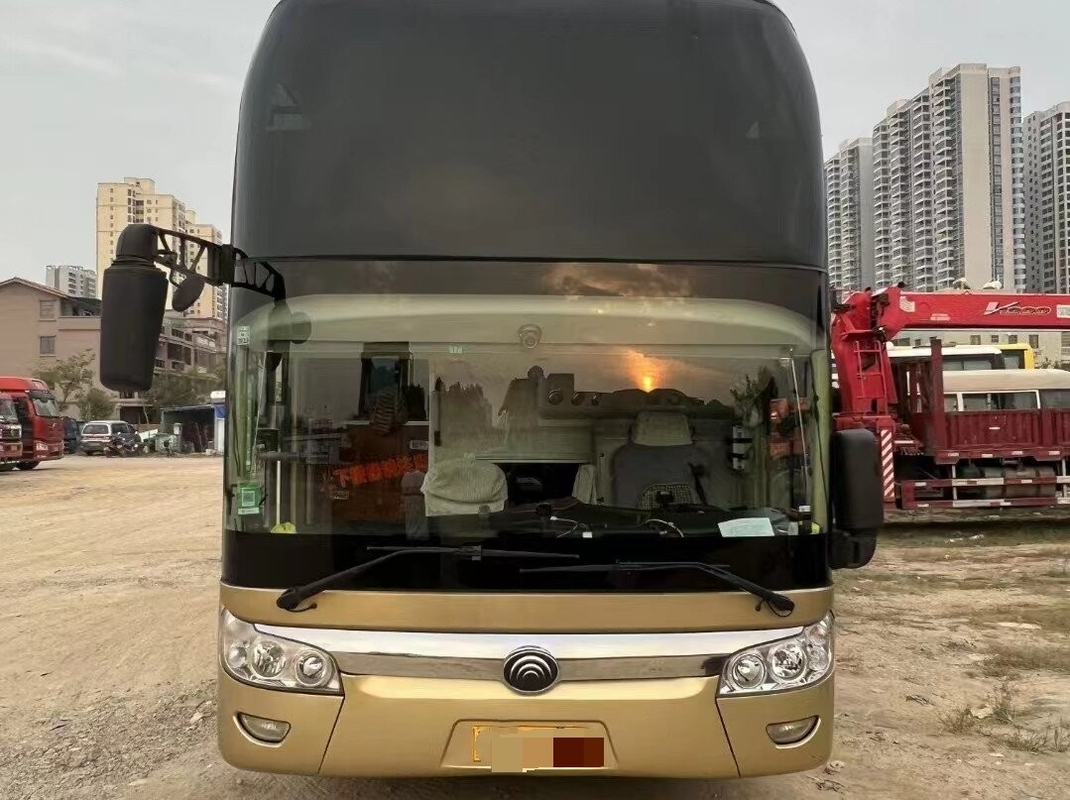 Euro 4 Emission 49 Seats Used Yutong Buses One And A Half Layer Second Hand Coach Transport