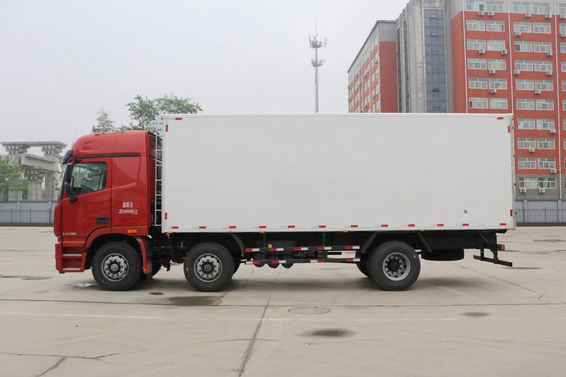 Foton GTL Heavy Truck High Roof Air Conditioning Half Row Seats 280 Hp 6X2 9.45m Auman BJ5259 Refrigerated Truck