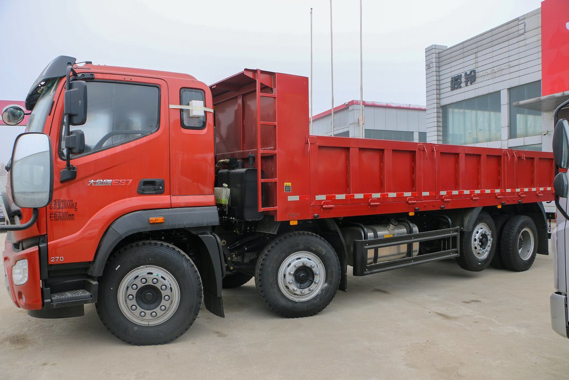 Ruiwo BJ3314 Donkey Kong ES7 Yuchai Engine 270Hp 8X2 10-Speed Airbag Shock-Absorbing Seat 7.2m Foton Dump Truck
