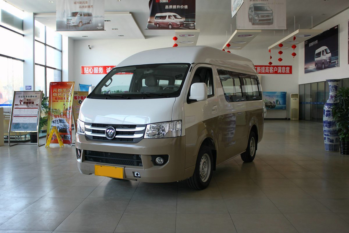 Used Foton Mini Bus 2022 Commercial Edition Gasoline Manual 5-Speed 160 HP 10 Seats Right Sliding Door