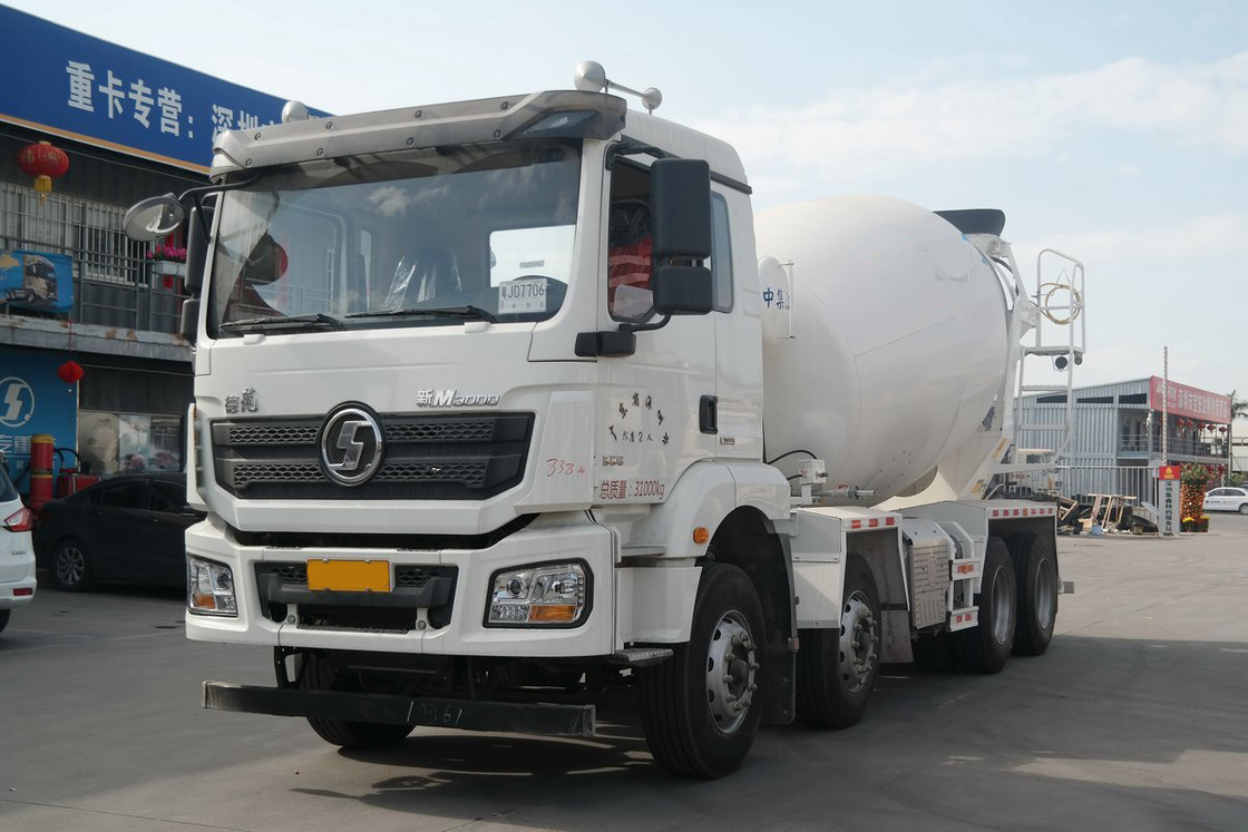 Shaanxi Automobile Heavy Truck Delong New M3000 336HP 8X4 7.49m3 Concrete Mixer Truck