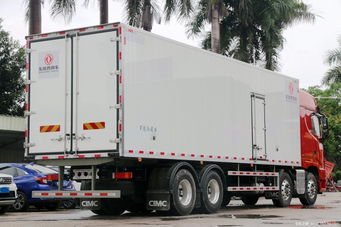 Dongfeng DFH5310 Diesel 14 Gear 465 Hp Half Row High Roof 8X4 9.4m AMT Automatic Refrigerated Truck