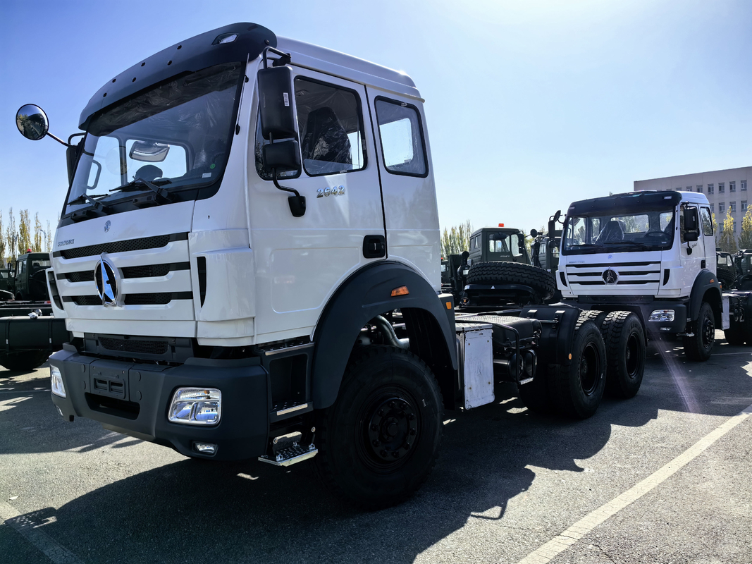Heavy Semi Trailer Head Tractor Truck Beiben 6*4 Drive Mode 420hp Weichai Euro 3 Use In Africa