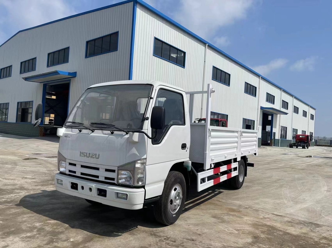Cargo Trucks 4x2 ISUZU Single Cabin Euro 4 Emission 100P Light Truck 3.5 Tons Double Rear Tire