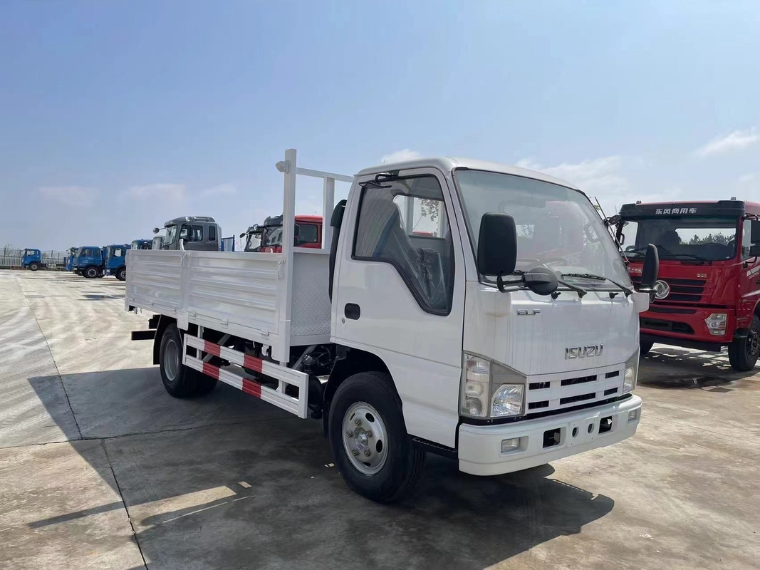 Cargo Trucks 4x2 ISUZU Single Cabin Euro 4 Emission 100P Light Truck 3.5 Tons Double Rear Tire