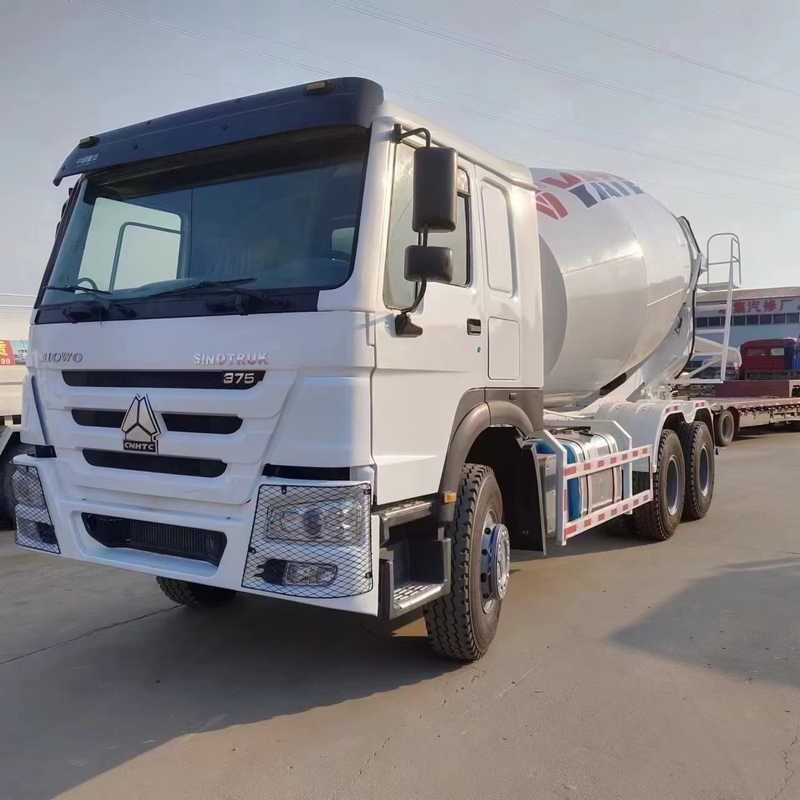 Mixer Truck Concrete 10m³ Used With Refurbish Howo Concrete Mixer 10 Wheels 371/380hp