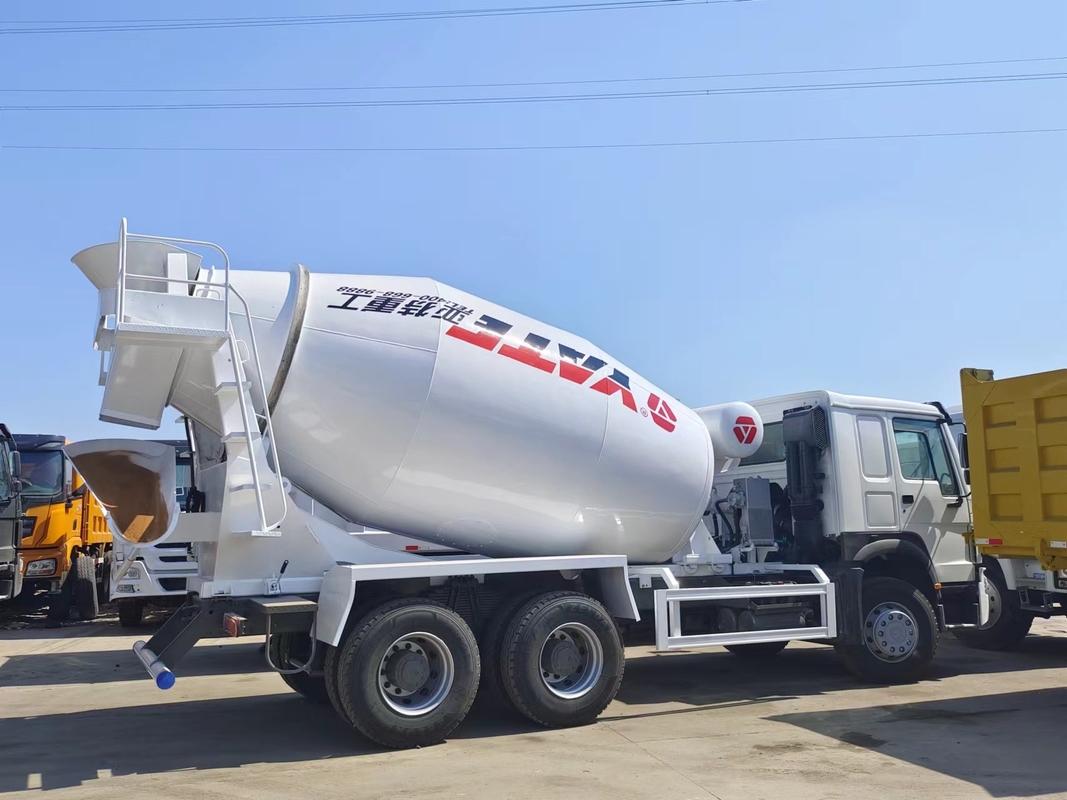 Mixer Truck Concrete 10m³ Used With Refurbish Howo Concrete Mixer 10 Wheels 371/380hp