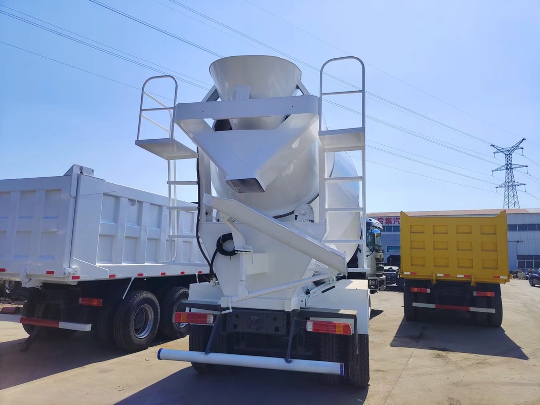 Mixer Truck Concrete 10m³ Used With Refurbish Howo Concrete Mixer 10 Wheels 371/380hp