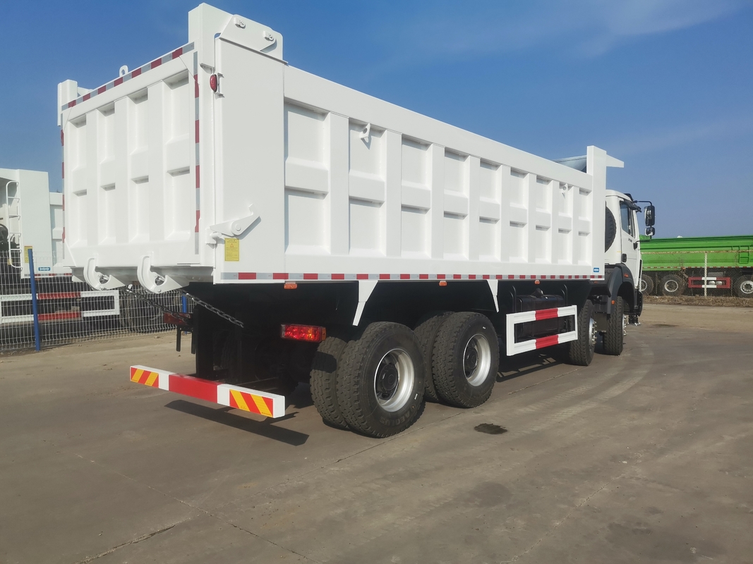 Brand New Dump Truck Beiben 8*4 White Color Weichai 380hp Turbocharged Euro 2 Use In Africa