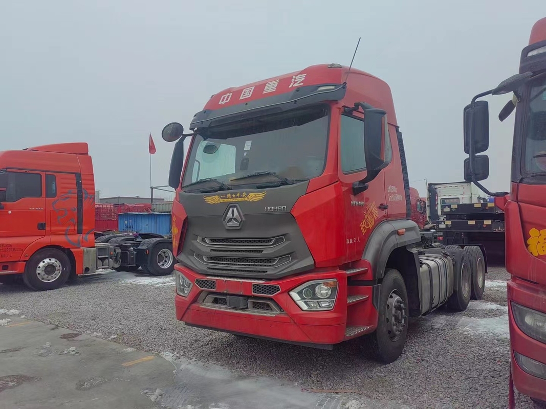 Used Truck Tractor Units Sinotuck Hohan 6*4 Drive Mode 10 Wheels 460hp Engine Diesel LHD