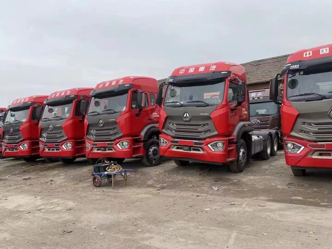 Used Truck Tractor Units Sinotuck Hohan 6*4 Drive Mode 10 Wheels 460hp Engine Diesel LHD
