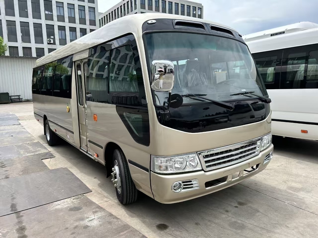 China Minibus 30 Seats Cummins Engine Diesel A/C New LHD Euro 2 Emission Use In Ghana