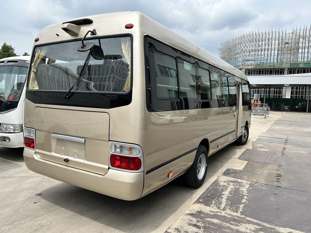 China Minibus 30 Seats Cummins Engine Diesel A/C New LHD Euro 2 Emission Use In Ghana