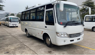 Right Hand Drive Minibus 21 Seater China Coaster Bus Euro 3 Diesel Engine 3000cc Capacity NEW