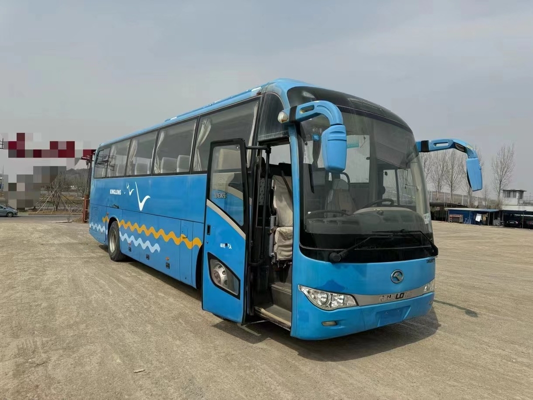 Coach Bus Long Distance Kinglong XMQ617 Bus 47 Seats 2018 Year Leaf Spring Luggage Compartment