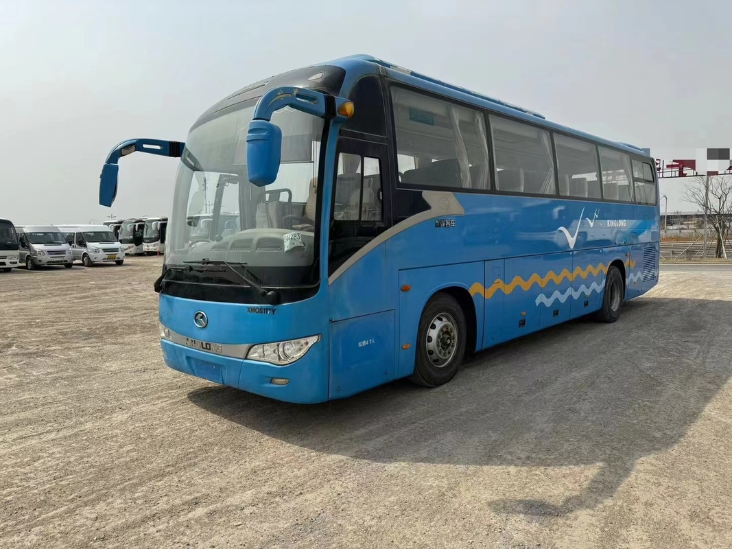 Coach Bus Long Distance Kinglong XMQ617 Bus 47 Seats 2018 Year Leaf Spring Luggage Compartment