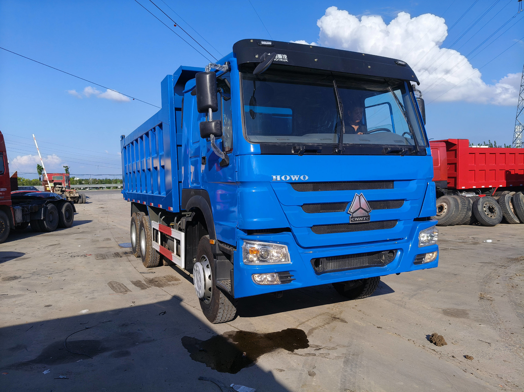 Dumper Truck Tipper 420HP Sinotruk Howo 6*4 Drive Mode Leaf Spring Sands Transport LHD