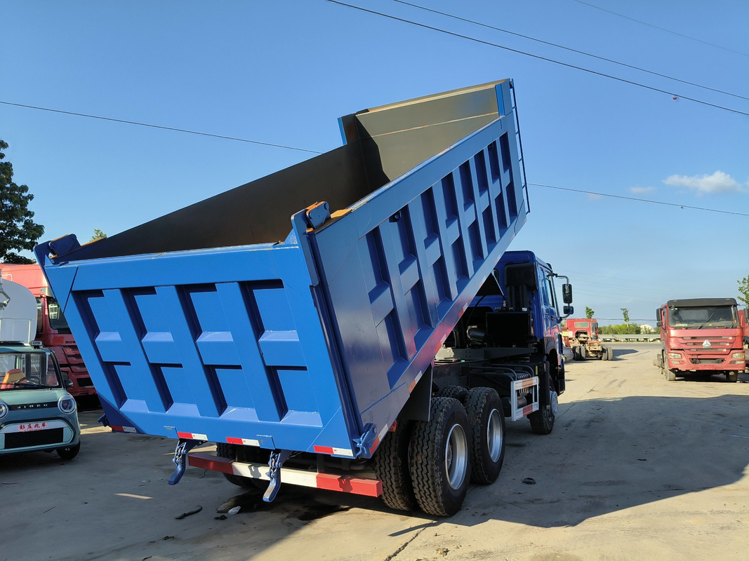 Dumper Truck Tipper 420HP Sinotruk Howo 6*4 Drive Mode Leaf Spring Sands Transport LHD