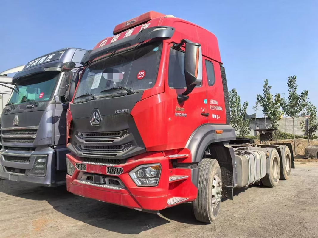 Used Tractor Trucks Head 10 Tyre Sinotruk Hohan N7G 2021 Year Trailer Truck Man Engine 480hp