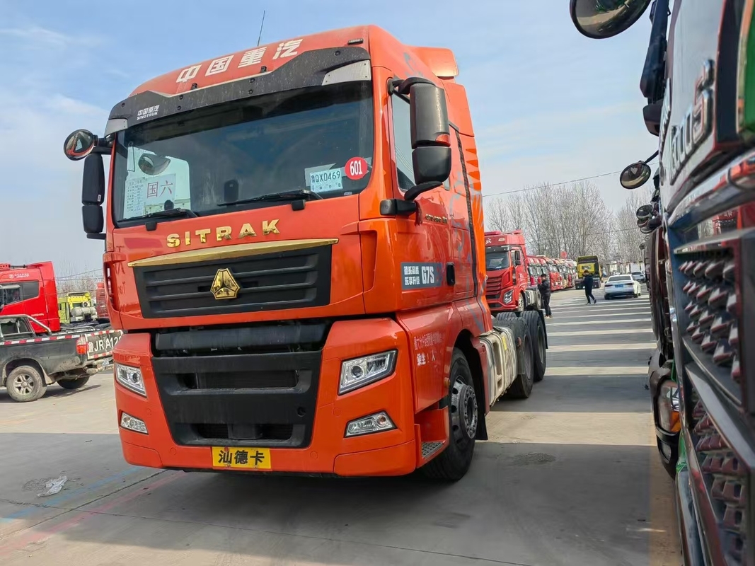 Trailer Truck Head Automatic Tractor Horse Head SITRAK G7S Weichai Engine 680hp Capacity 15 Litres