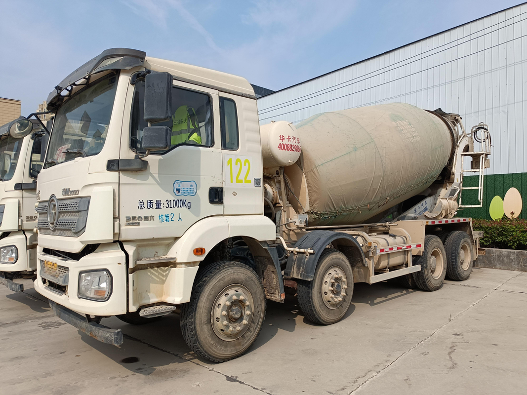 Used Shacman Concrete Mixer Truck 12m³ Mixer Tanker M3000 Cabin 2020 Year Weichai Engine